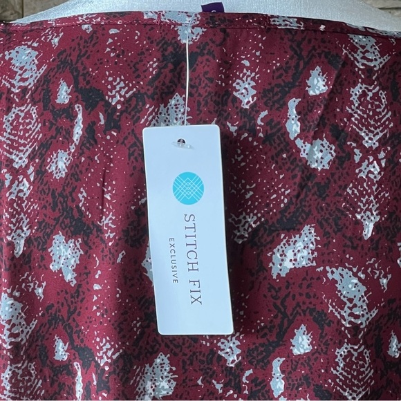 NWT Stitchfix West Kei Lightweighth Long Sleeve Top Size Small Blouse - Picture 6 of 13